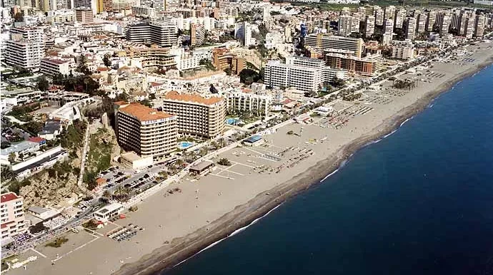 vista aerea, playa-el-bajondillo